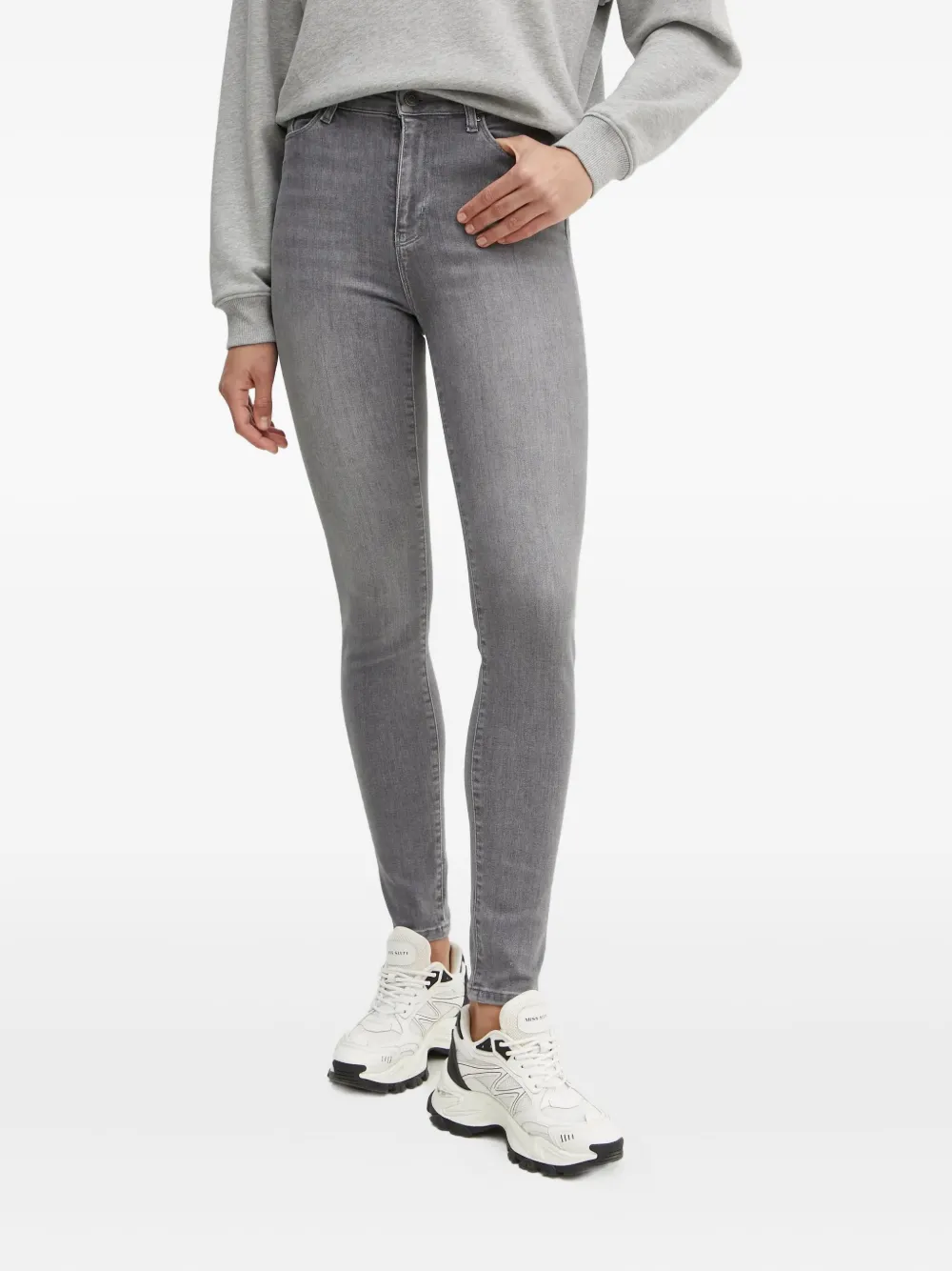 Джинсы скинни KARL LAGERFELD, серый
Джинсы скинни KARL LAGERFELD, серый