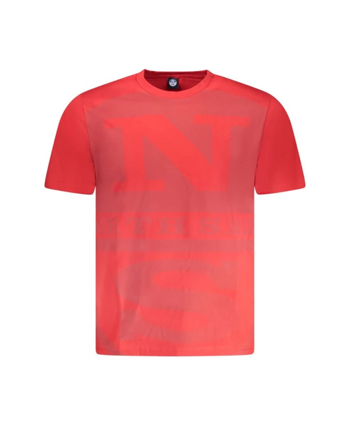 Красная хлопковая мужская футболка в морском стиле North Sails, красный
Красная хлопковая мужская футболка в морском стиле North Sails, красный