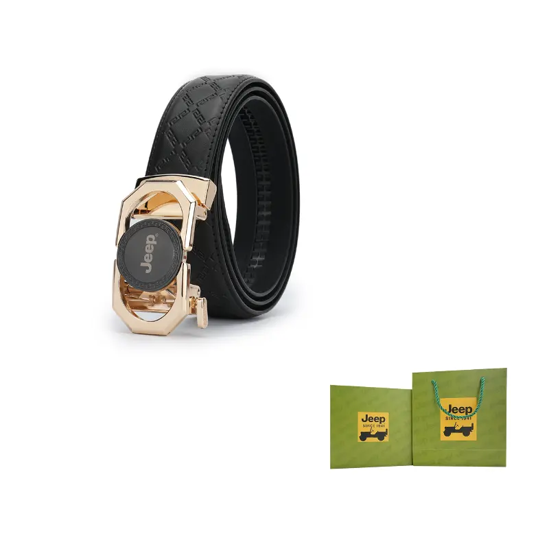 Мужской ремень из натуральной кожи коровы, ширина 3,5 см Jeep, champagne золото+черный embossed
Мужской ремень из натуральной кожи коровы, ширина 3,5 см Jeep, champagne золото+черный embossed