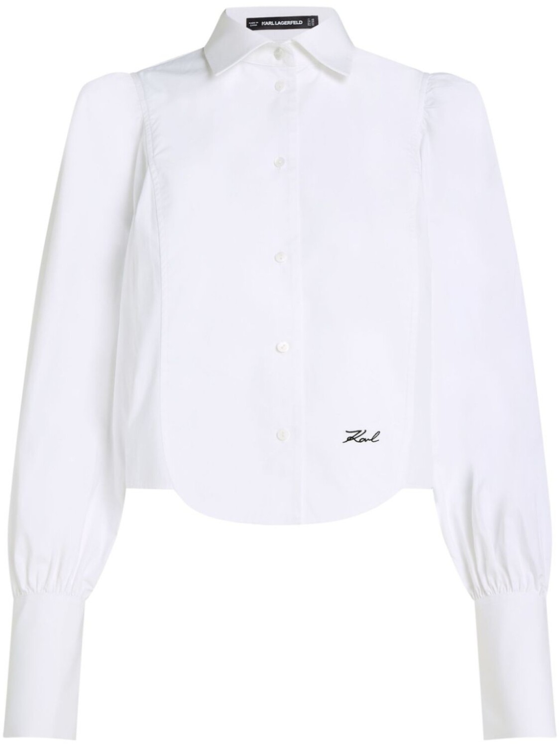 Рубашка с вышитым логотипом Karl Lagerfeld, белый
Рубашка с вышитым логотипом Karl Lagerfeld, белый
