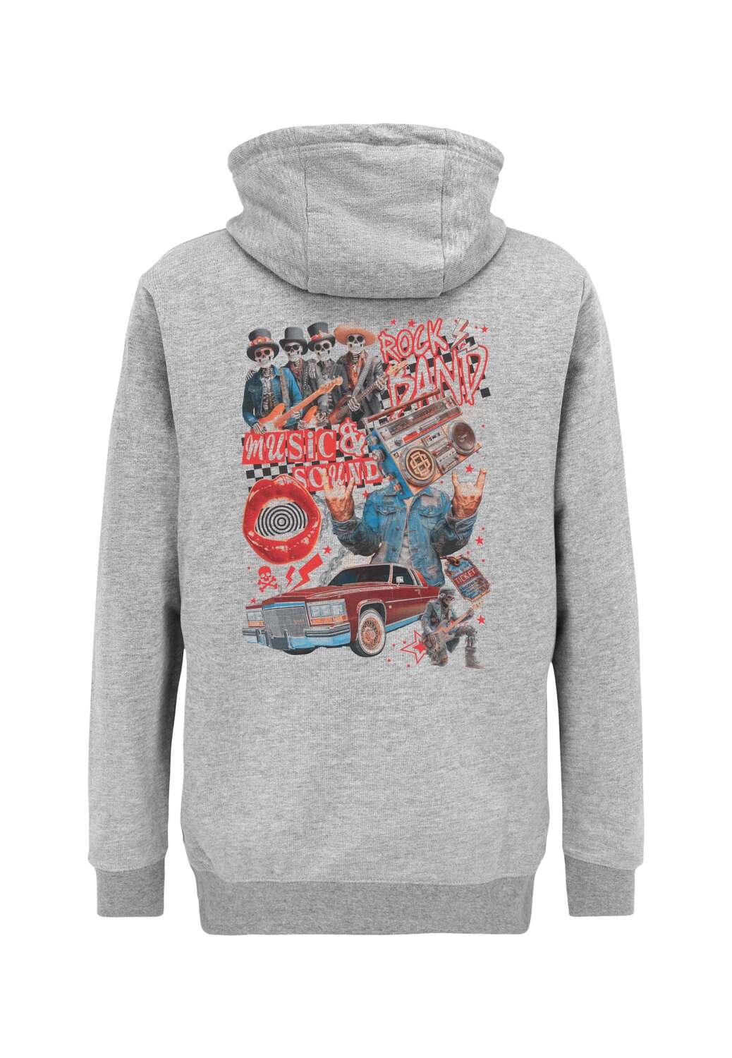 Oldskull Толстовка 'Xtreme Retro Rock Skull Graphic' в сером цвете
Oldskull Толстовка 'Xtreme Retro Rock Skull Graphic' в сером цвете