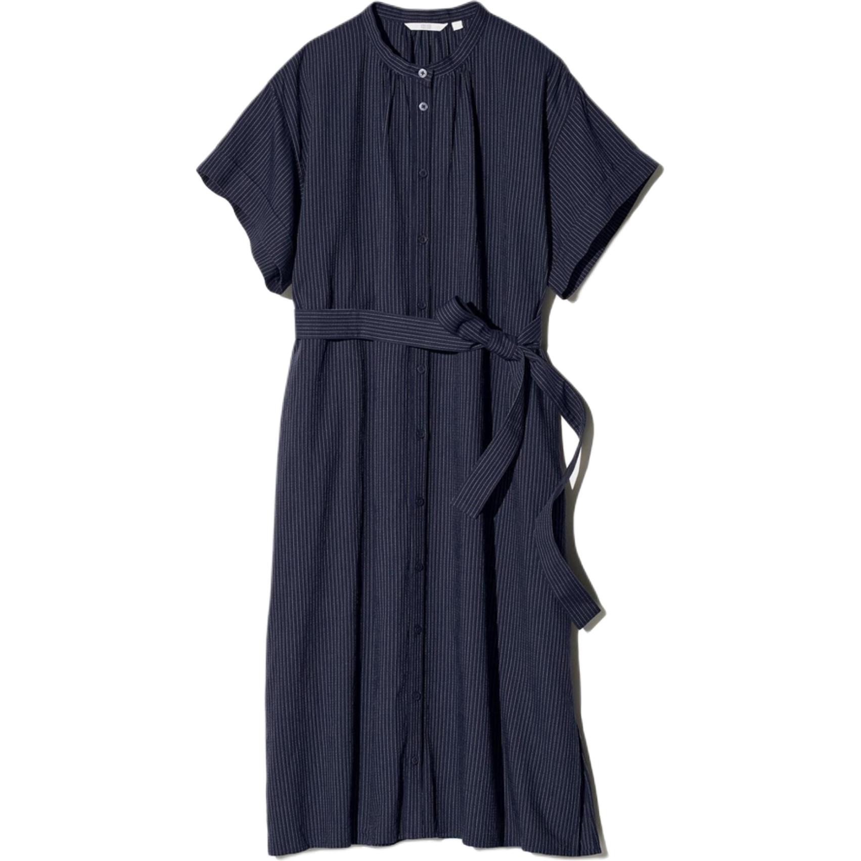 UNIQLO Женское платье с короткими рукавами Navy Blue
UNIQLO Женское платье с короткими рукавами Navy Blue
