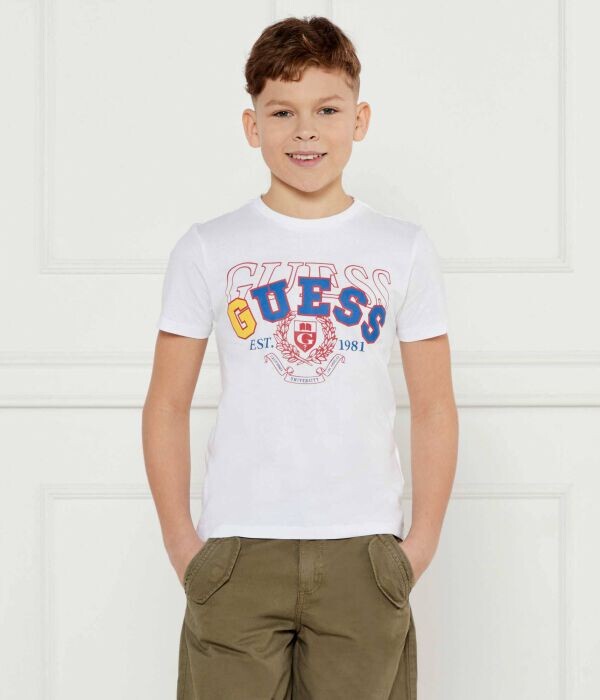 Футболка Guess с цветным принтом, белый
Футболка Guess с цветным принтом, белый