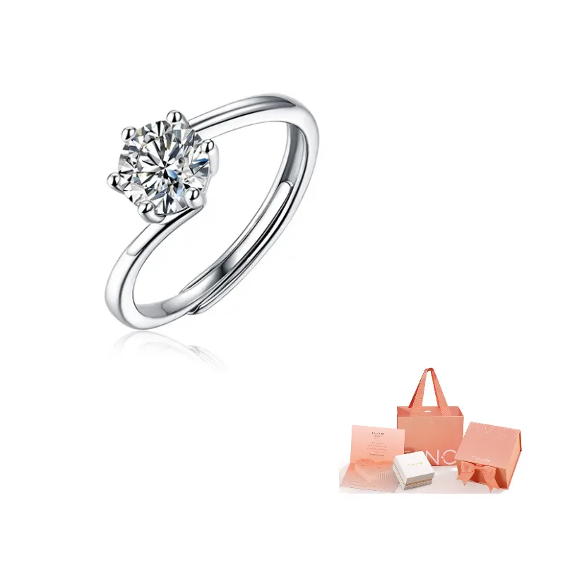 FANCI Кольцо открытое S925 серебро с муассанитом
FANCI Кольцо открытое S925 серебро с муассанитом