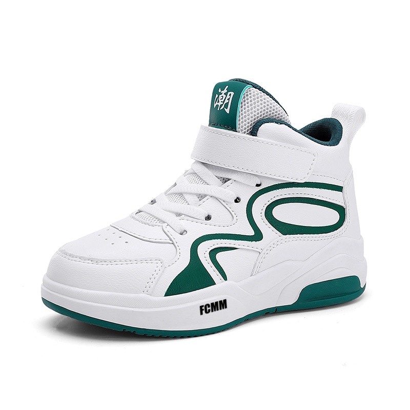 Детская повседневная обувь для детей FCMM, белый/зеленый 
Детская повседневная обувь для детей FCMM, белый/зеленый