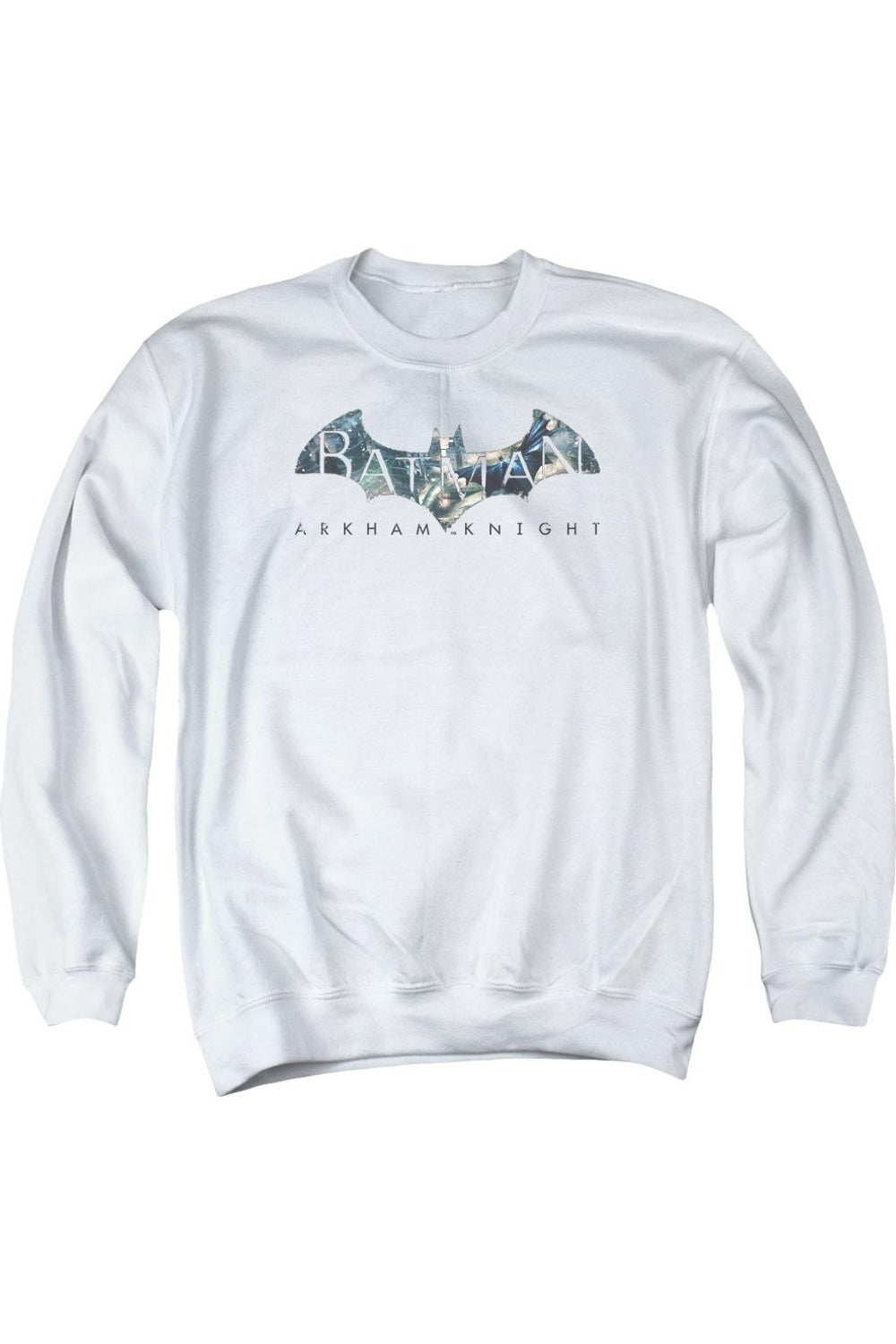 Толстовка с круглым вырезом для взрослых Batman Arkham Knight Descending Logo Gildan, белый
Толстовка с круглым вырезом для взрослых Batman Arkham Knight Descending Logo Gildan, белый