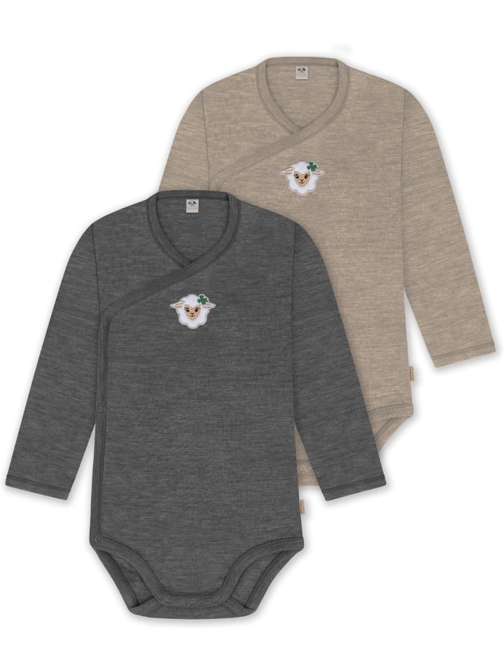 Normani Outdoor Sports Комплект из 2 органических детских боди с длинными рукавами, антрацитово-бежевого цвета
Normani Outdoor Sports Комплект из 2 органических детских боди с длинными рукавами, антрацитово-бежевого цвета