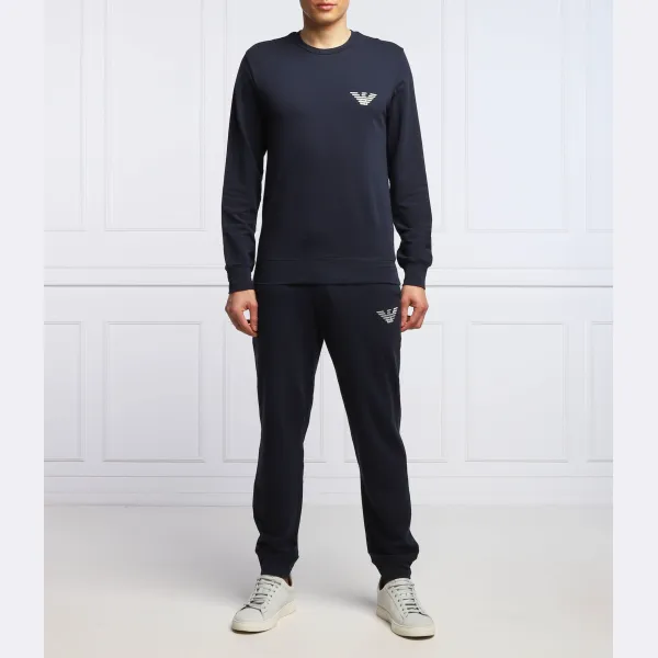 Спортивный костюм стандартной посадки Emporio Armani, синий
Спортивный костюм стандартной посадки Emporio Armani, синий