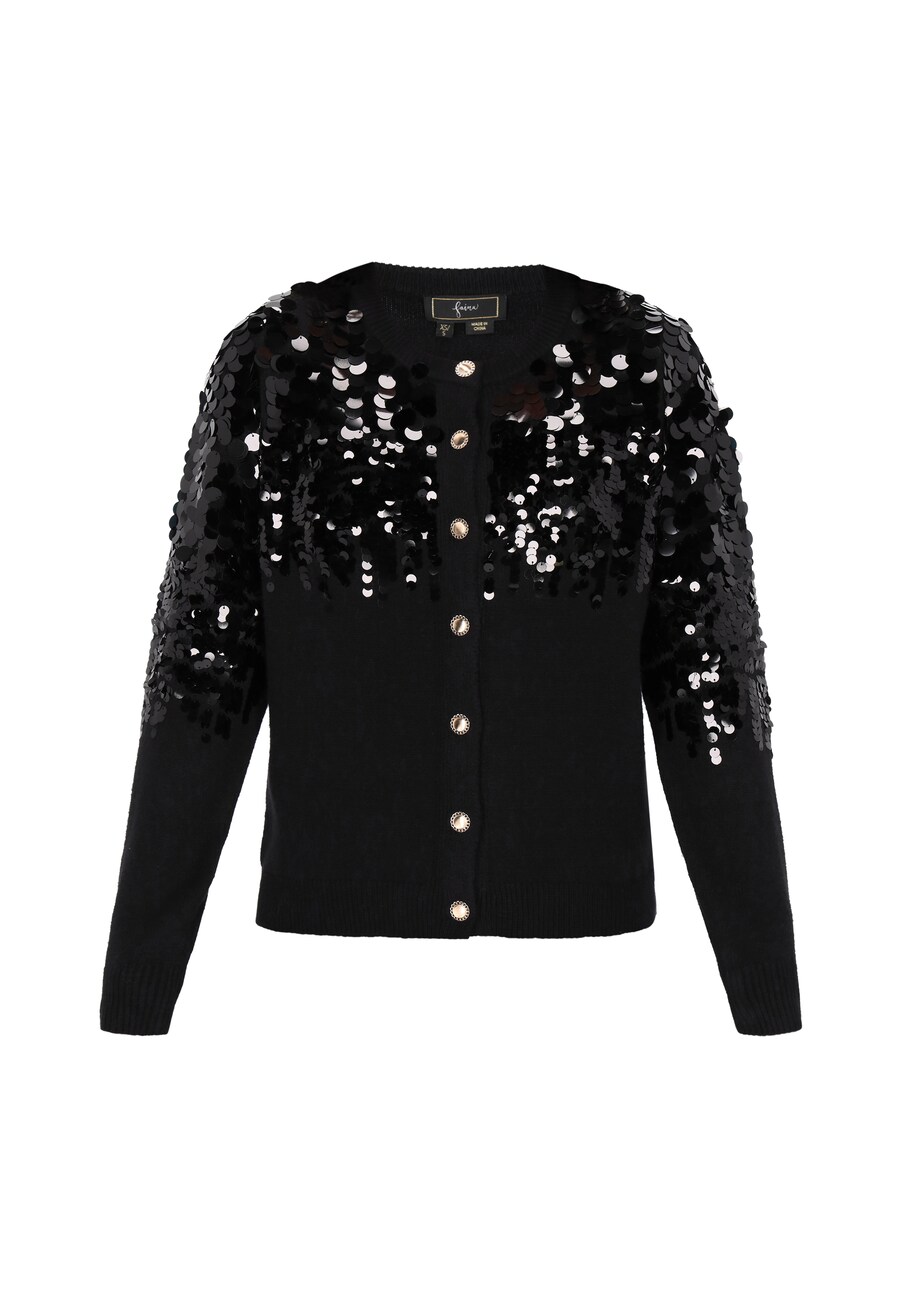 Вязаный кардиган faina, черный
Вязаный кардиган faina, черный