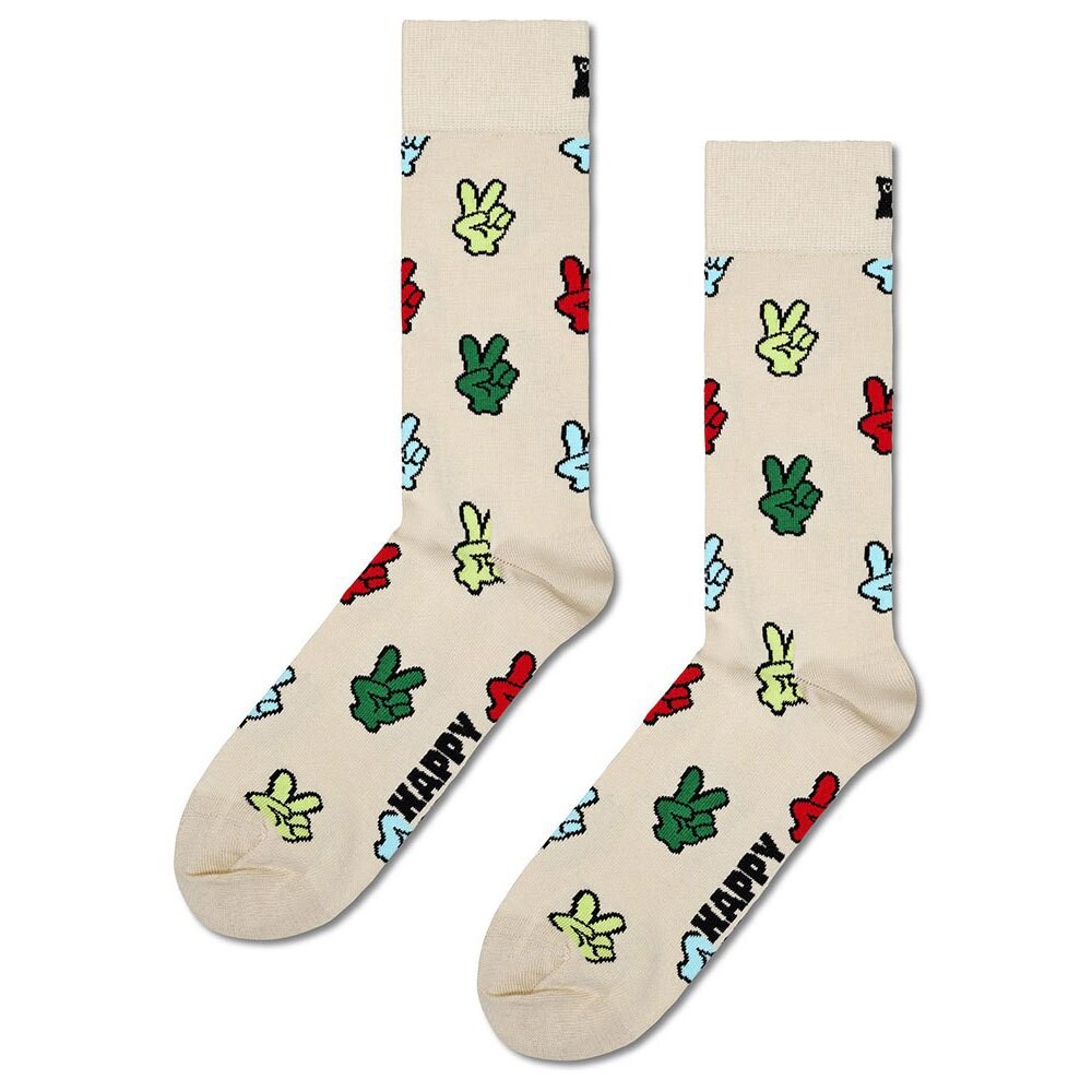 Носки Happy Victory Sign Crew, Разноцветный
Носки Happy Victory Sign Crew, Разноцветный