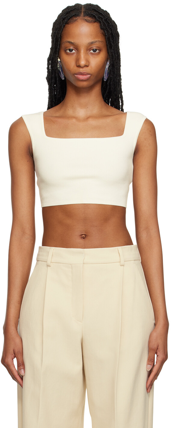 Белая майка Sportmax Fulmine 
Белая майка Sportmax Fulmine