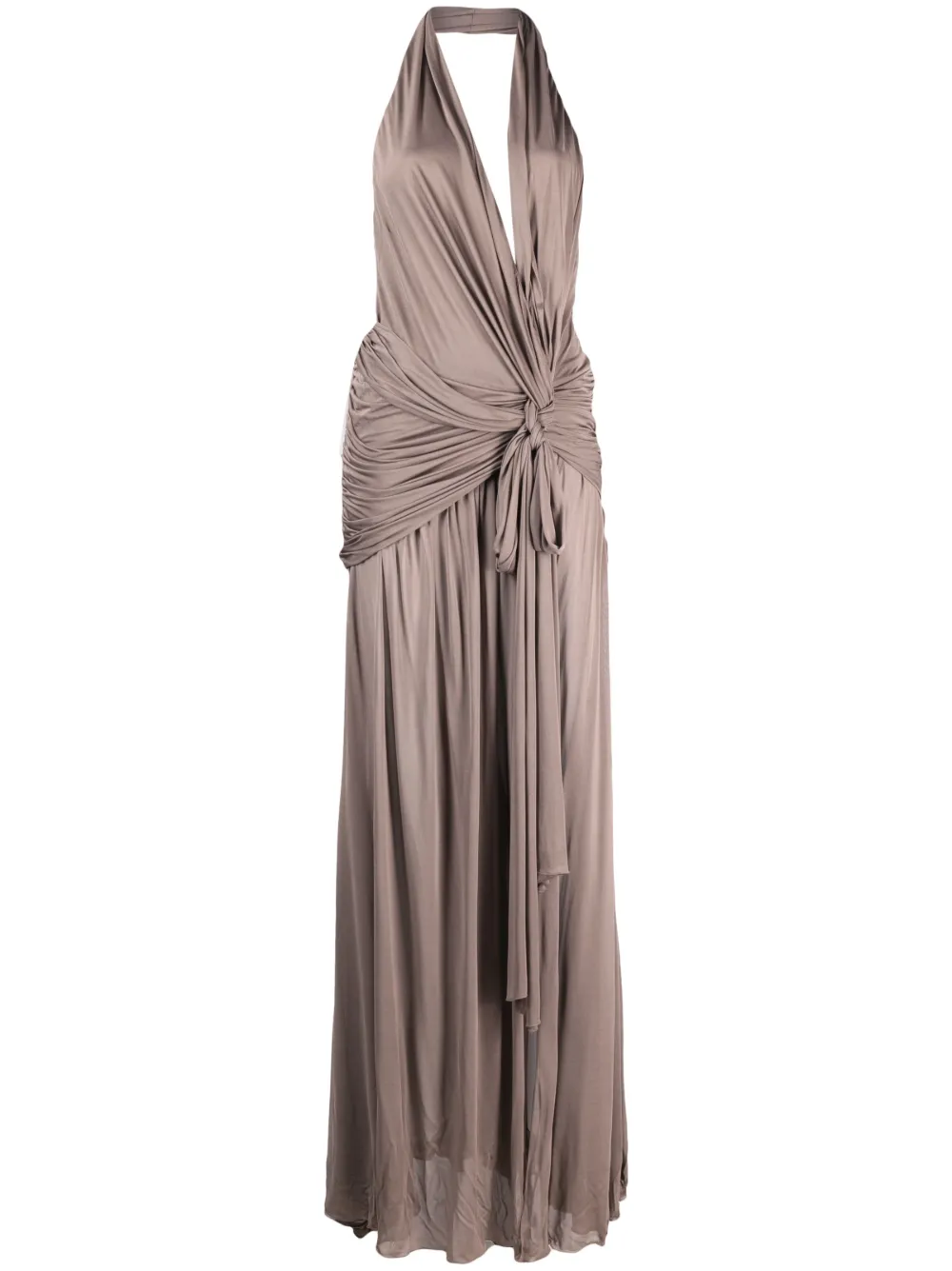 Платье с вырезом халтер и открытой спиной BLUMARINE, нейтральный
Платье с вырезом халтер и открытой спиной BLUMARINE, нейтральный