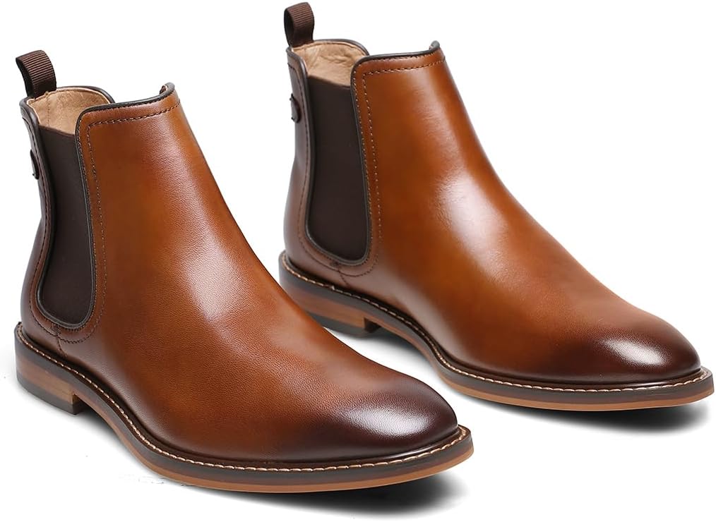 Мужские ботинки челси DESAI, туфли ручной работы из натуральной кожи, классические ботильоны без шнурков, коричневый
Мужские ботинки челси DESAI, туфли ручной работы из натуральной кожи, классические ботильоны без шнурков, коричневый