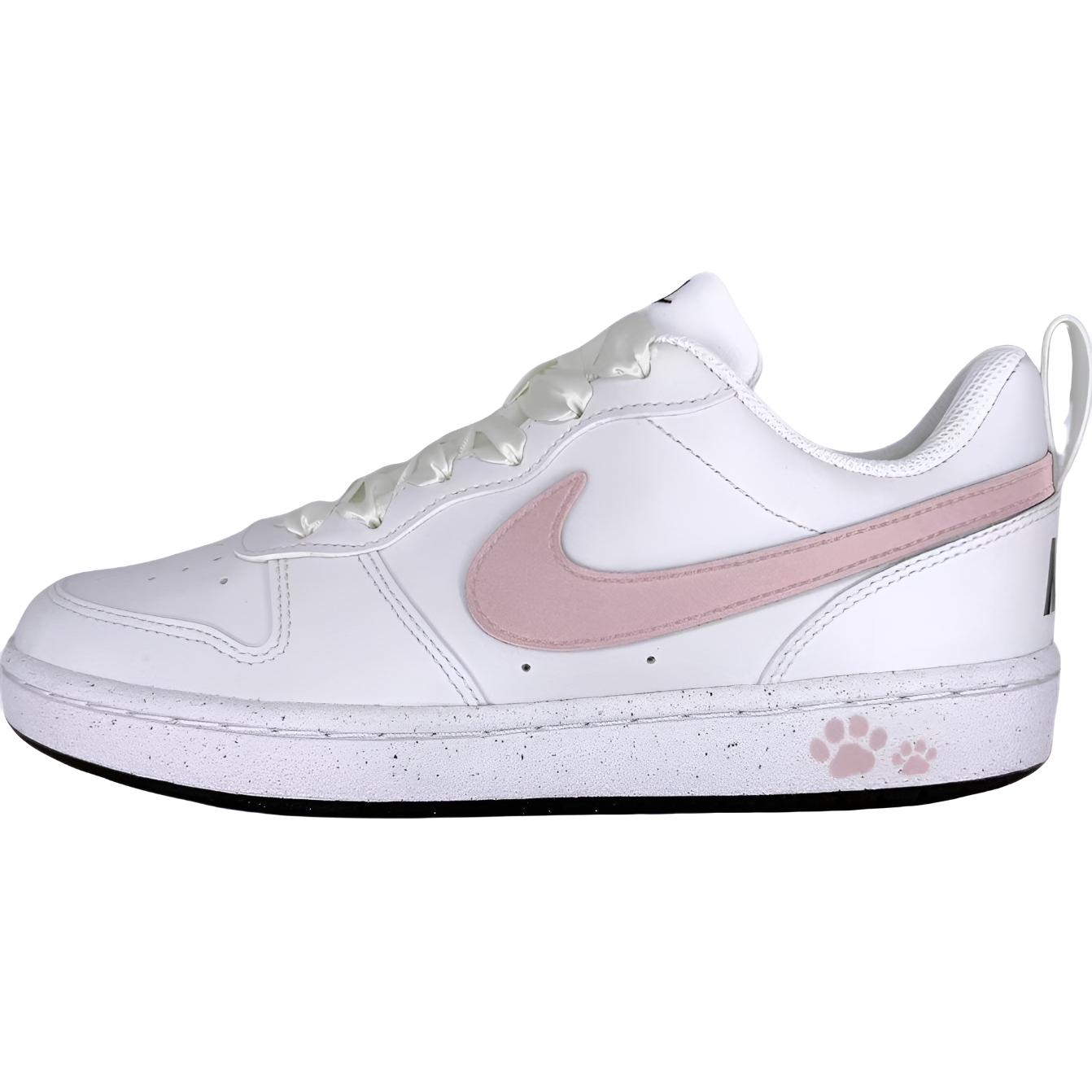 Nike Court Borough 2 Peach Pink Seal Synthetic Leather Abrasion Resistant Low top Skateboard Shoes White Pink Unisex
Nike Court Borough 2 Peach Pink Seal Synthetic Leather Abrasion Resistant Low top Skateboard Shoes White Pink Unisex