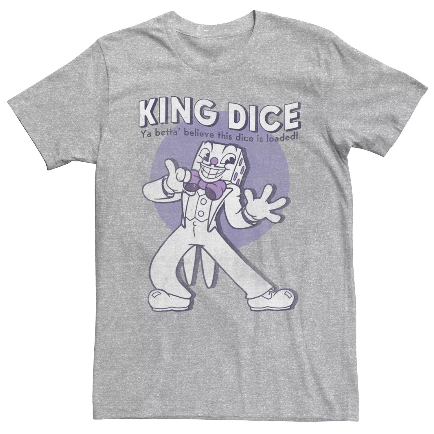 Мужская футболка Cuphead King Dice Licensed Character
Мужская футболка Cuphead King Dice Licensed Character