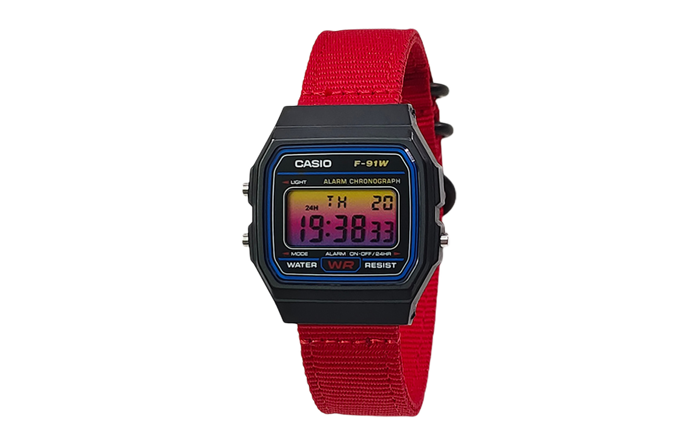 CASIO Мужские часы Retrofit Series с кварцевым механизмом и нейлоновым ремешком, черный циферблат
CASIO Мужские часы Retrofit Series с кварцевым механизмом и нейлоновым ремешком, черный циферблат