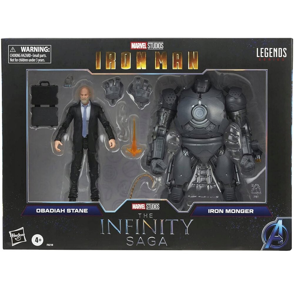 Набор из 2 фигурок Marvel Legends The Infinity Saga — Обадия Стейн и Железный торговец (Железный человек) Hasbro
Набор из 2 фигурок Marvel Legends The Infinity Saga — Обадия Стейн и Железный торговец (Железный человек) Hasbro