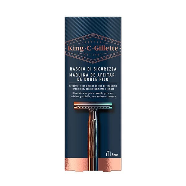 Бритва с двойным лезвием 1 шт King C Gillette
Бритва с двойным лезвием 1 шт King C Gillette