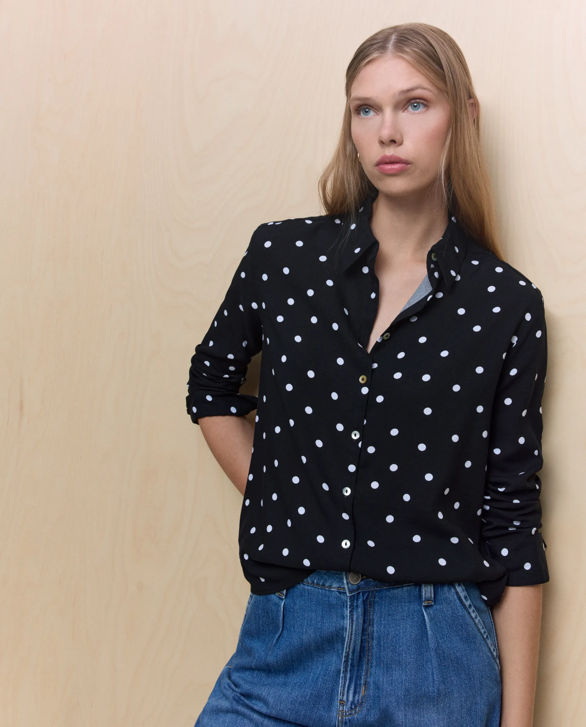 Женская блузка с длинным рукавом из вискозы Easy Wear, черный
Женская блузка с длинным рукавом из вискозы Easy Wear, черный