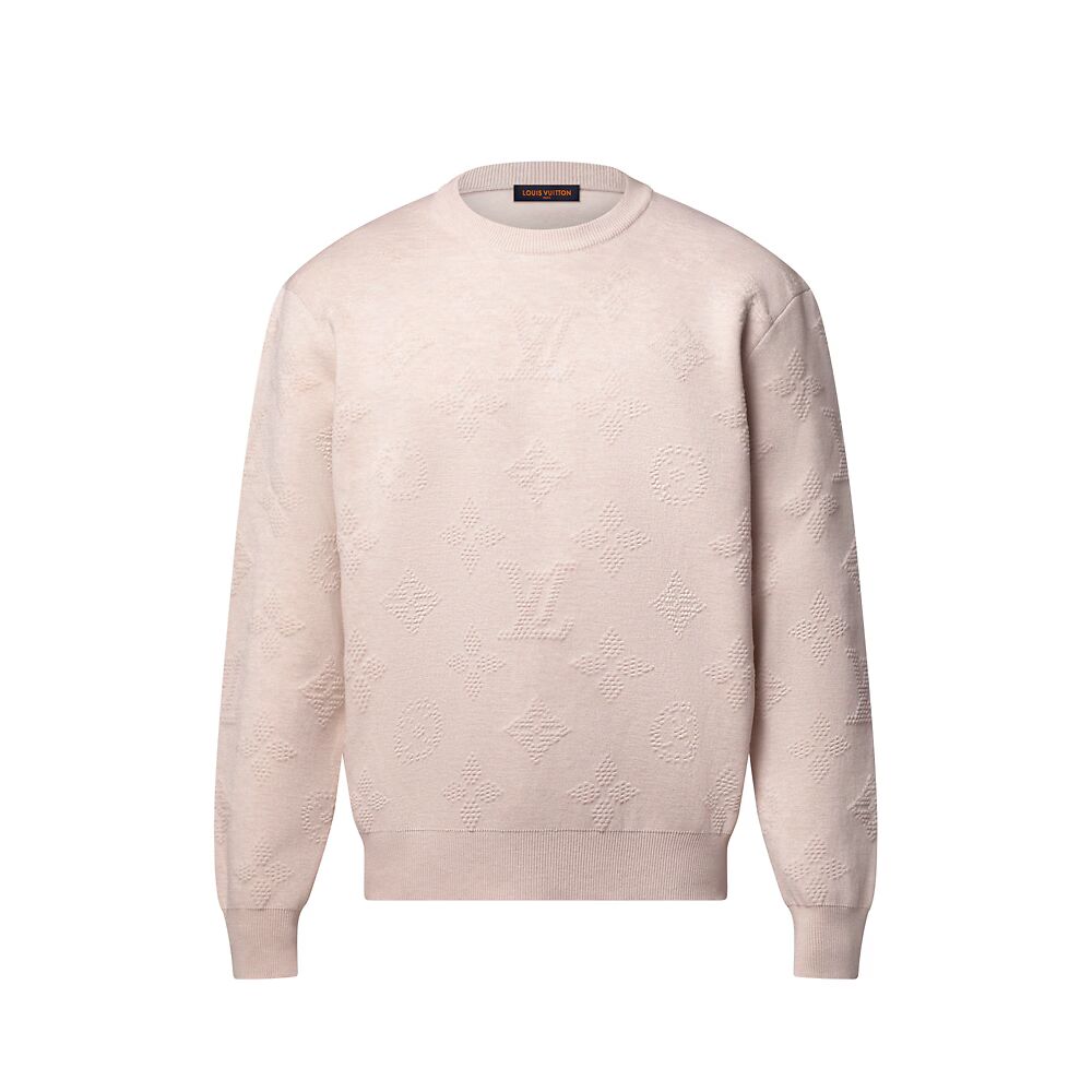 Пуловер с тиснением монограммы Louis Vuitton, коричневый
Пуловер с тиснением монограммы Louis Vuitton, коричневый