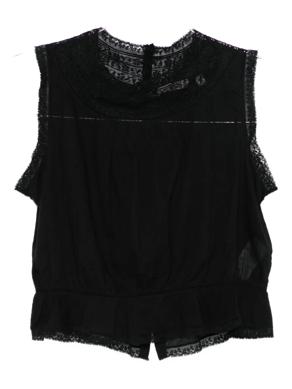 Топ Lilibet без рукавов с кружевом DÔEN, черный
Топ Lilibet без рукавов с кружевом DÔEN, черный