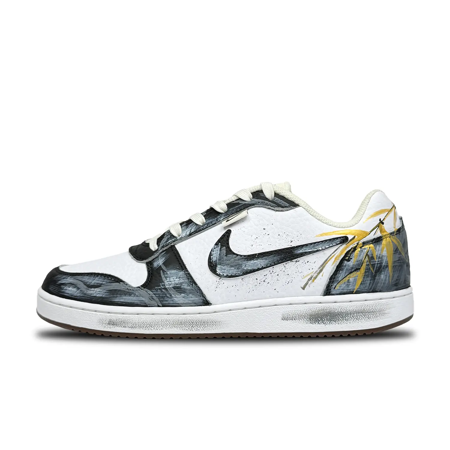 Nike Эбернон Ink Golden Branch лоу-топ скейтборд обувь мужские черный белый
Nike Эбернон Ink Golden Branch лоу-топ скейтборд обувь мужские черный белый