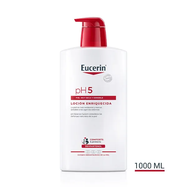Дермальный лосьон для чувствительной кожи Ph5 Locion Enriquecida Eucerin, 1.000 ml
Дермальный лосьон для чувствительной кожи Ph5 Locion Enriquecida Eucerin, 1.000 ml