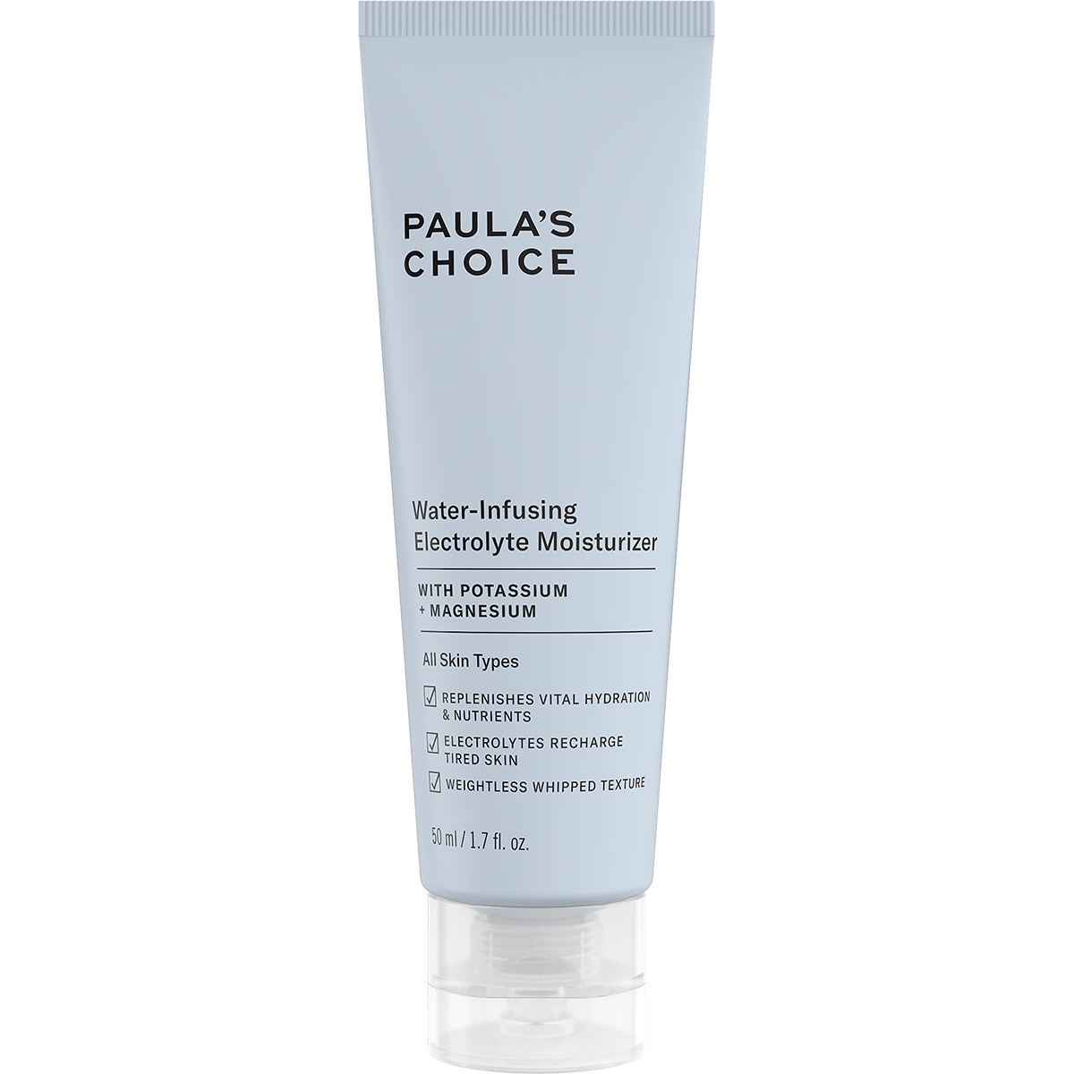 Крем для лица water-infusing electrolyte moisturizer Paulas Choice, объем 50 мл
Крем для лица water-infusing electrolyte moisturizer Paulas Choice, объем 50 мл