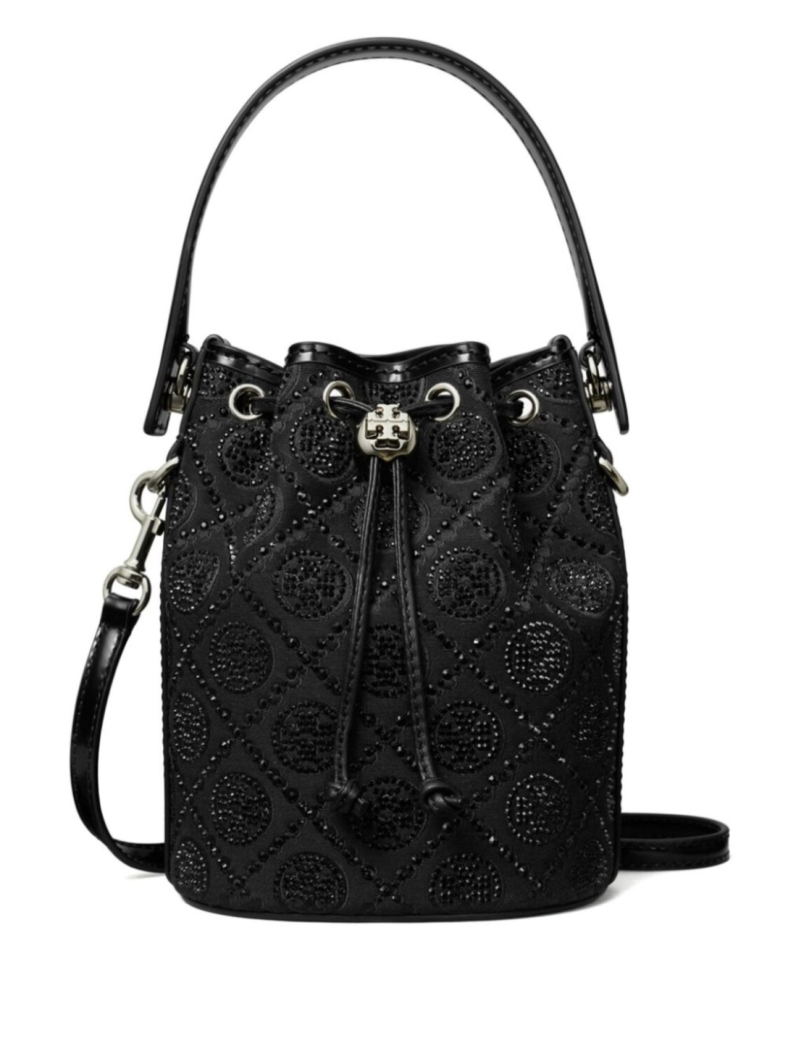 Сумка-ведро Tory Burch mini T Monogram, черный
Сумка-ведро Tory Burch mini T Monogram, черный