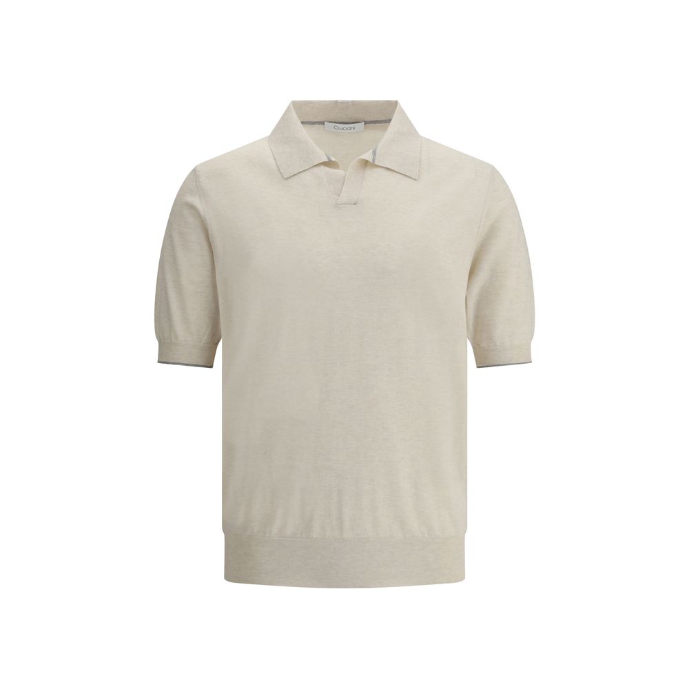 Рубашка поло из хлопка Cruciani, кремовый
Рубашка поло из хлопка Cruciani, кремовый