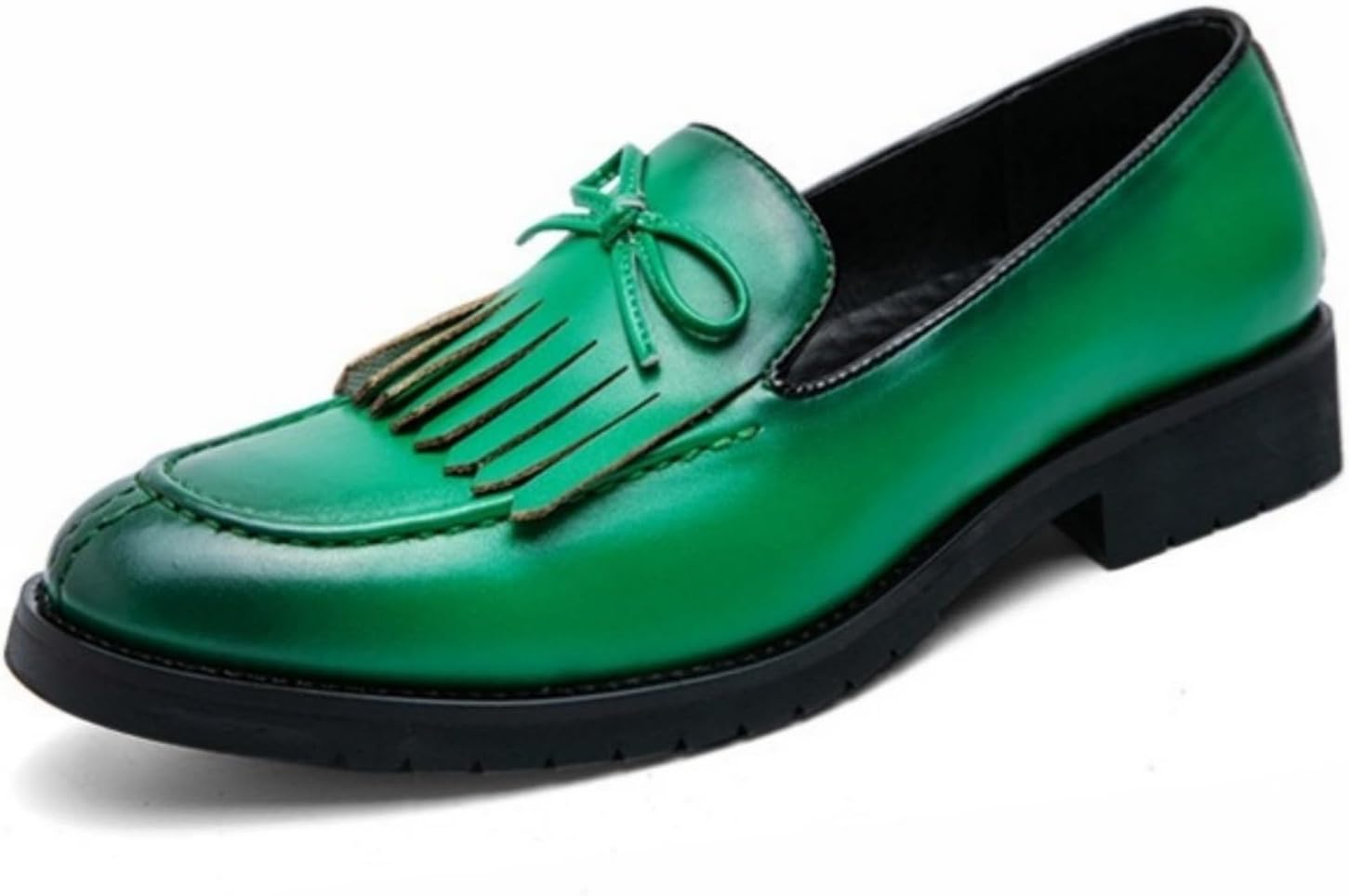 Мужские лоферы с кисточками из искусственной кожи, с заостренным носком, низкие, без шнуровки Jamron, зеленый
Мужские лоферы с кисточками из искусственной кожи, с заостренным носком, низкие, без шнуровки Jamron, зеленый
