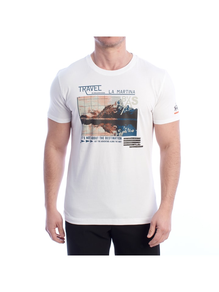 Рубашка белого цвета La Martina
Рубашка белого цвета La Martina