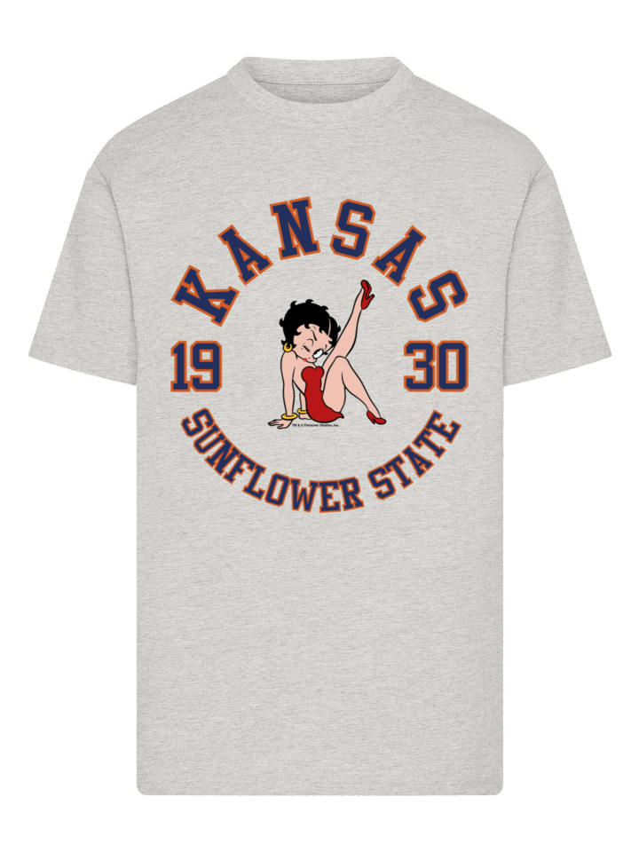 Футболка Betty Boop Kansas Sunflower State в серых крапинках F4NT4STIC
Футболка Betty Boop Kansas Sunflower State в серых крапинках F4NT4STIC