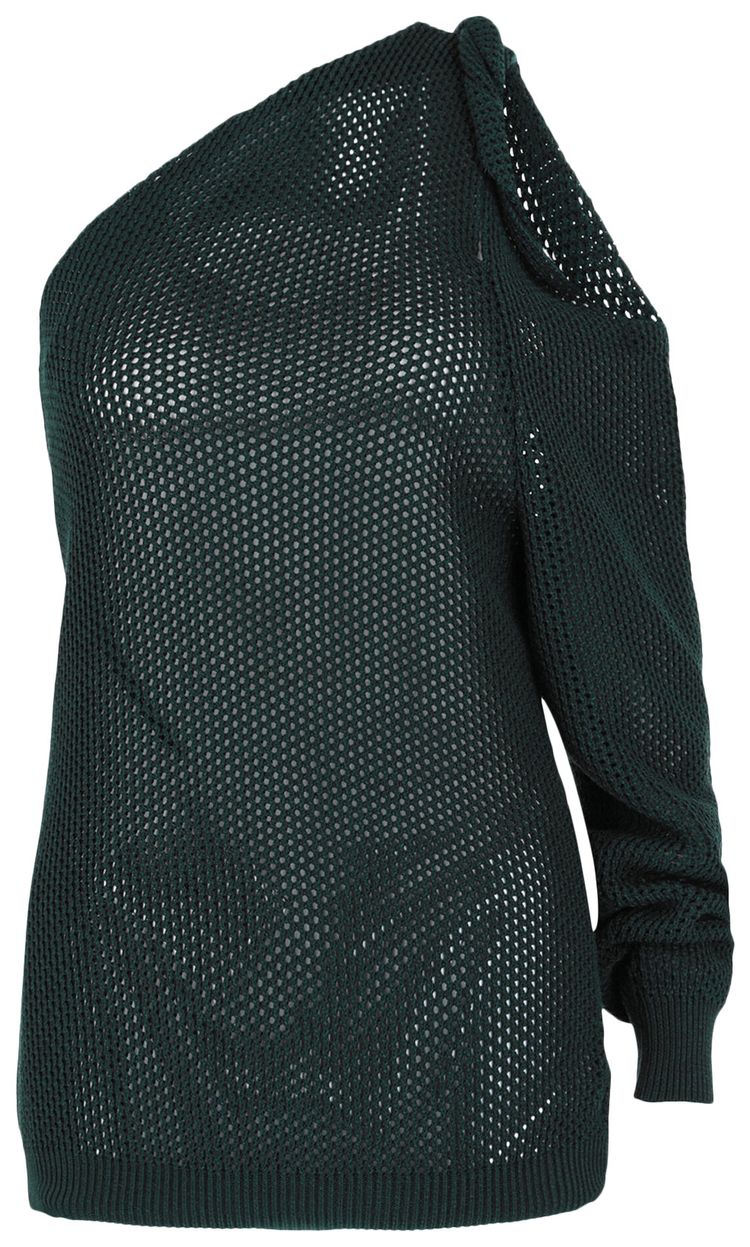 Вязаный топ Givenchy на одно плечо, зеленый
Вязаный топ Givenchy на одно плечо, зеленый