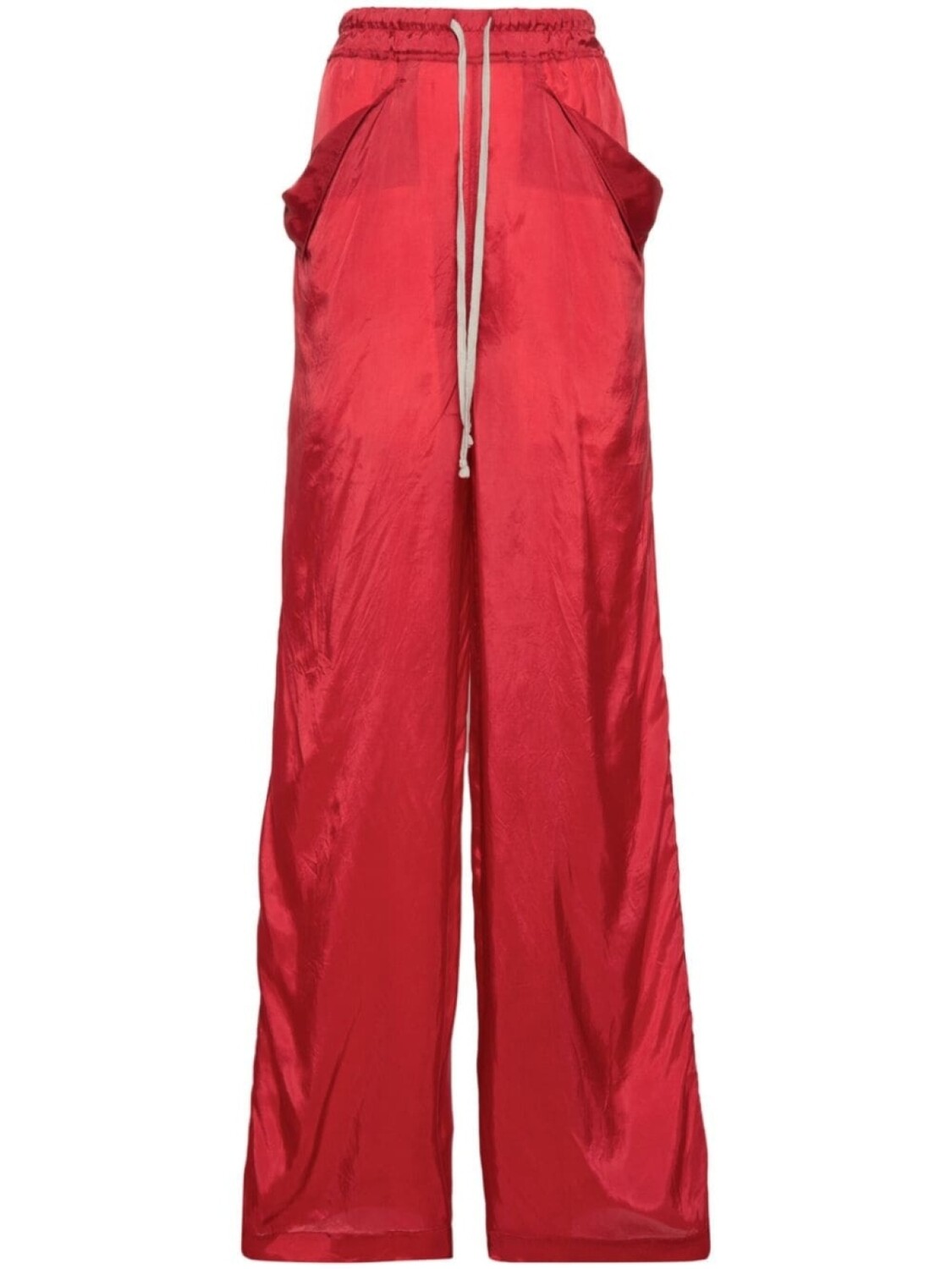 Фактурные прямые брюки Rick Owens, красные
Фактурные прямые брюки Rick Owens, красные