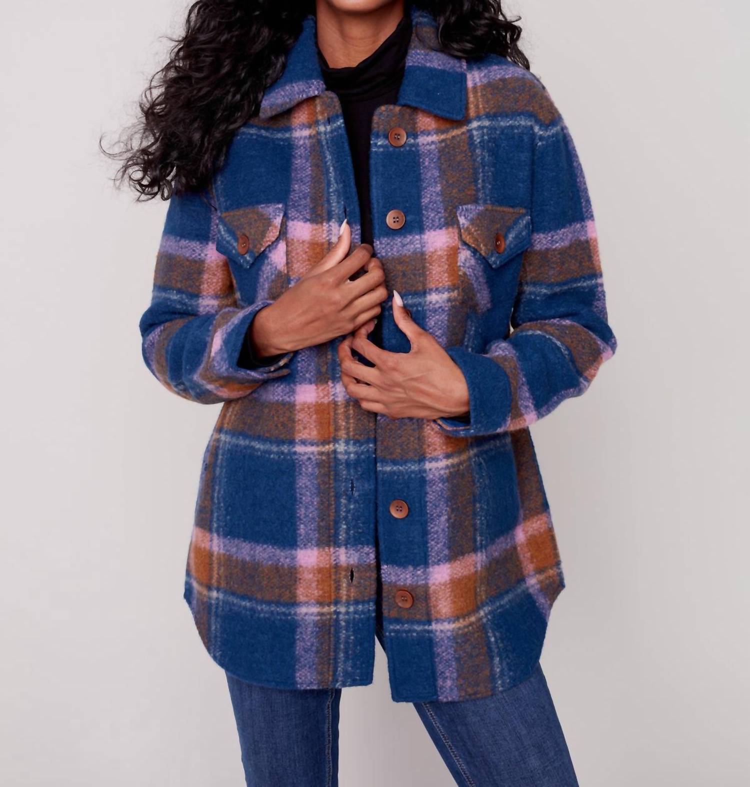 Джинсовая рубашка-куртка с длинными рукавами и карманами CHARLIE B, denim
Джинсовая рубашка-куртка с длинными рукавами и карманами CHARLIE B, denim