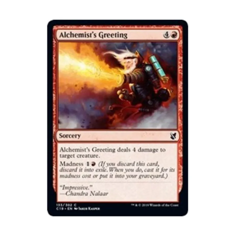 CCG Приветствие алхимика (С), MTG - Commander 2019
CCG Приветствие алхимика (С), MTG - Commander 2019