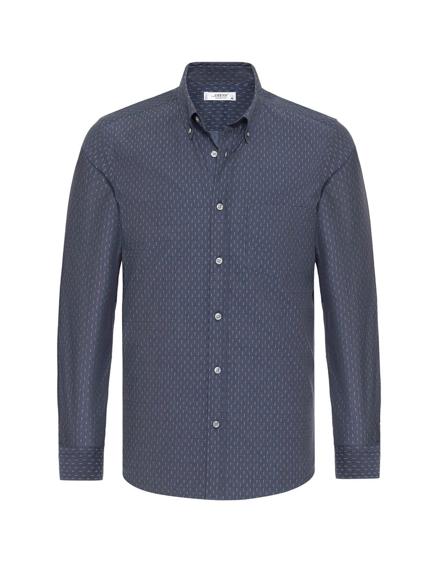 Рубашка на пуговицах классического кроя By Diess Collection Dies-254, цвет Light blue/Dark blue
Рубашка на пуговицах классического кроя By Diess Collection Dies-254, цвет Light blue/Dark blue