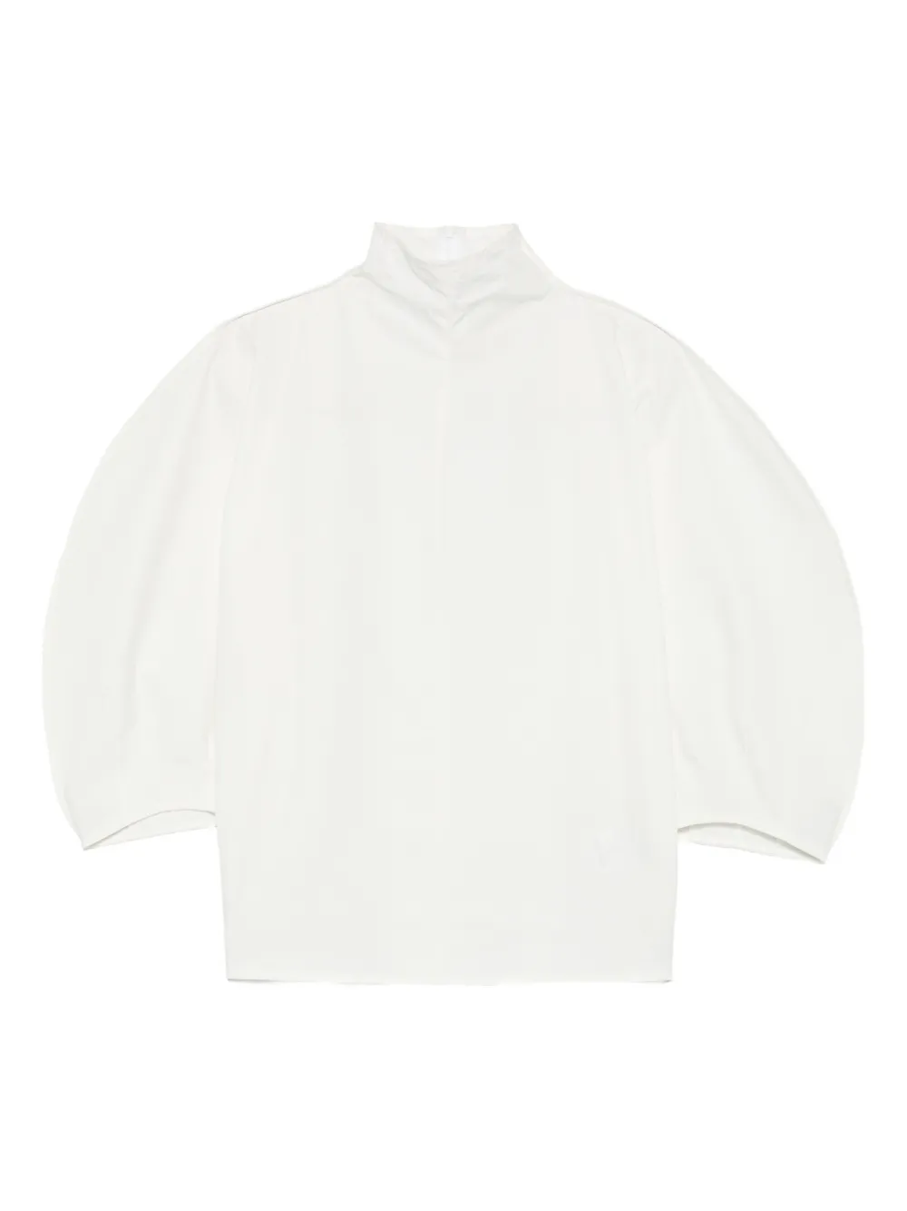 Топ с высоким воротником и объемными рукавами B1Archive, белый
Топ с высоким воротником и объемными рукавами B1Archive, белый