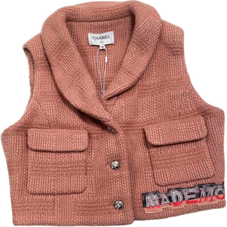 CHANEL Женская розовая жилетка, Pink
CHANEL Женская розовая жилетка, Pink