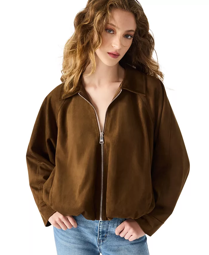 Женская куртка Mackey из искусственной замши с длинным рукавом Steve Madden, коричневый
Женская куртка Mackey из искусственной замши с длинным рукавом Steve Madden, коричневый