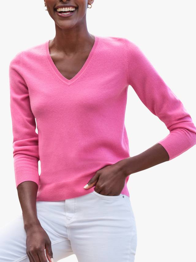 Джемпер из чистого кашемира с v-образным вырезом Pure Collection, цвет Pink Camellia
Джемпер из чистого кашемира с v-образным вырезом Pure Collection, цвет Pink Camellia
