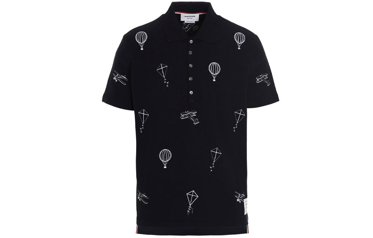 Поло THOM BROWNE Мужская Синяя Черная/Темно-Синяя
Поло THOM BROWNE Мужская Синяя Черная/Темно-Синяя