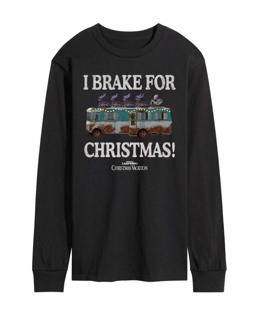 Мужская футболка с длинными рукавами и графическим принтом "I Brake For Christmas" AIRWAVES, Black, Черный, Мужская футболка с длинными рукавами и графическим принтом "I Brake For Christmas" AIRWAVES, Black
Мужская футболка с длинными рукавами и графическим принтом "I Brake For Christmas" AIRWAVES, Black, Черный, Мужская футболка с длинными рукавами и графическим принтом "I Brake For Christmas" AIRWAVES, Black