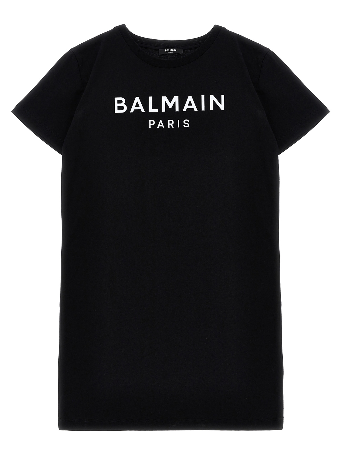 Платье с тисненым логотипом Balmain Kids, белый/черный
Платье с тисненым логотипом Balmain Kids, белый/черный