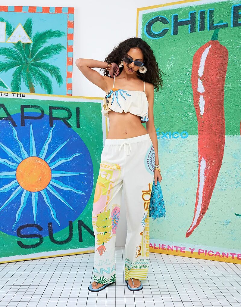 Топ River Island ATLAS с цветочным принтом и рукавами-буфами кремового цвета
Топ River Island ATLAS с цветочным принтом и рукавами-буфами кремового цвета