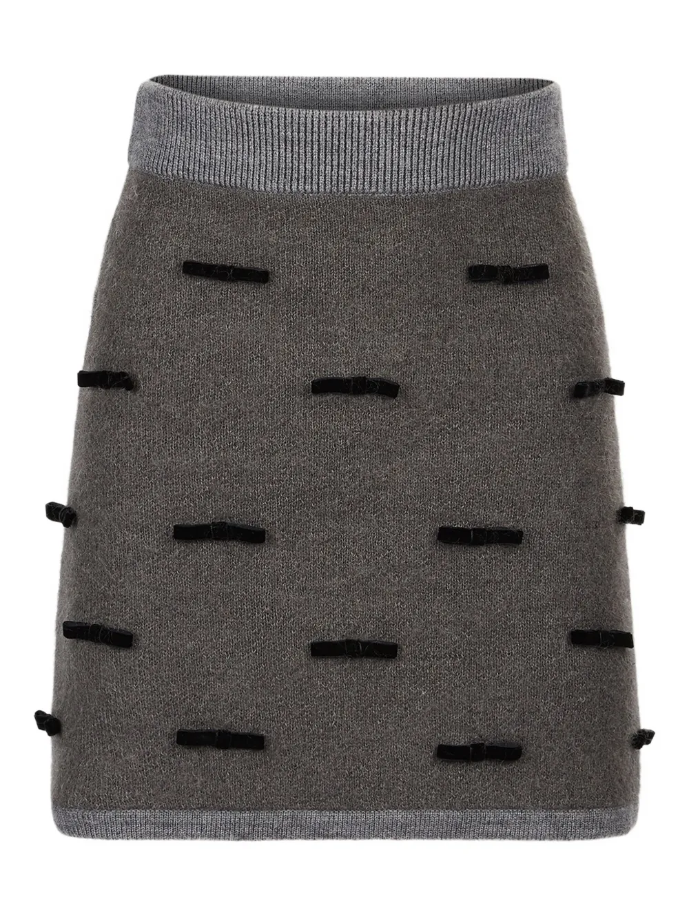 Трикотажная мини-юбка с бантом Nina Ricci, серый
Трикотажная мини-юбка с бантом Nina Ricci, серый