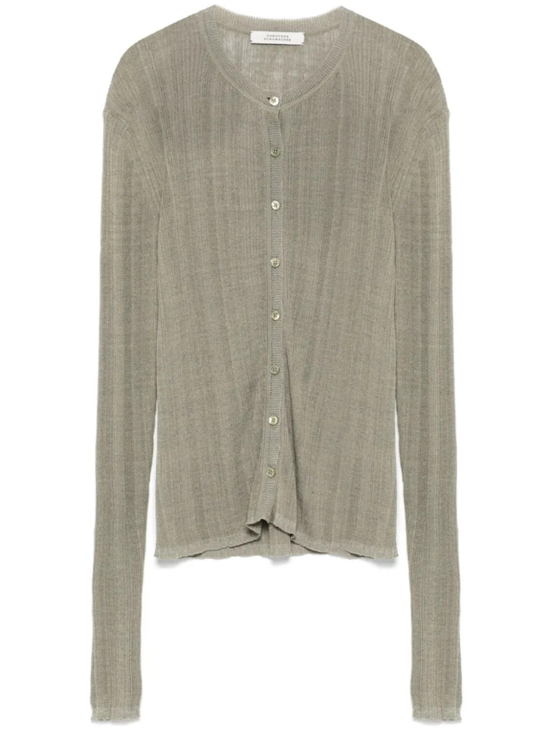 Dorothee Schumacher кардиган с круглым вырезом, зеленый
Dorothee Schumacher кардиган с круглым вырезом, зеленый
