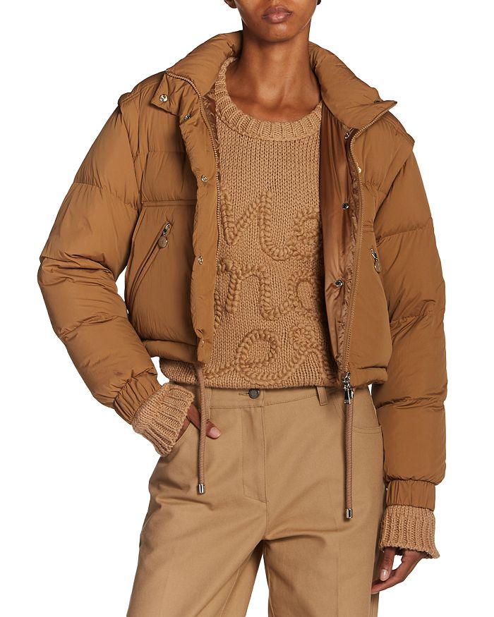 Селле Трансформируемая Пуховая Куртка Moncler, коричневый/бежевый
Селле Трансформируемая Пуховая Куртка Moncler, коричневый/бежевый