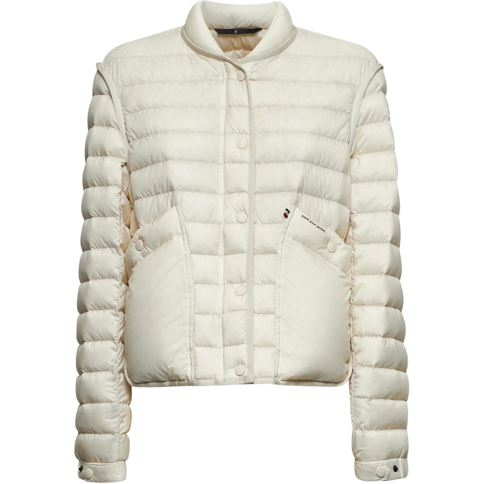Moncler Grenoble Стеганый пуховик с логотипом, Ivory
Moncler Grenoble Стеганый пуховик с логотипом, Ivory